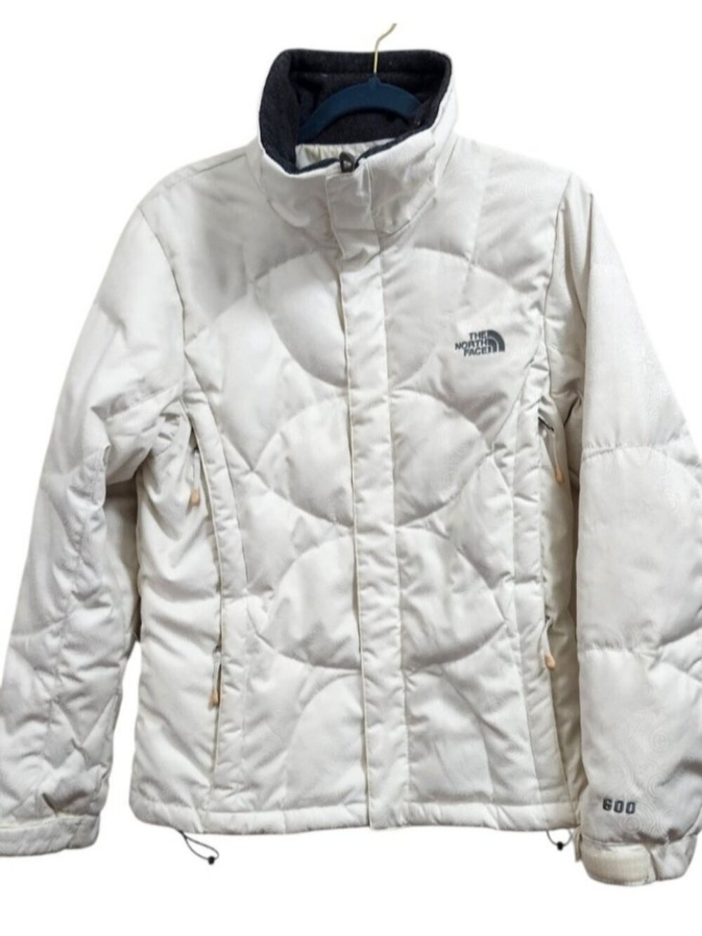 The North Face Women's 600 Fill Down Puffer Jacket White No Hood S - Picture 3 of 16